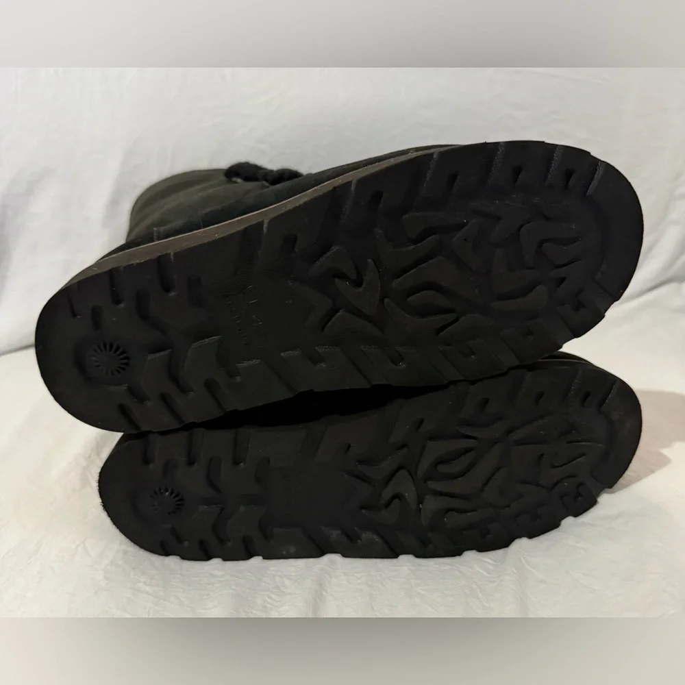 UGG Black Winter Boots with Fur Lining